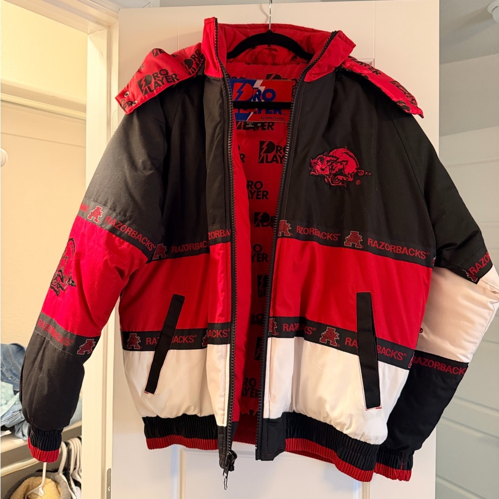 Arkansas Razorback Puffer Coat
